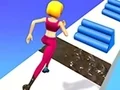 GĂȘm Merch yn neidio harddwch 3D ar-lein GĂȘm Merch yn neidio harddwch 3D ar-lein