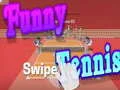 Gêm Tennis Swipe Chwerthin ar-lein
