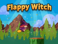 Gêm Gwrach Flappy ar-lein