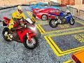 Gêm Gêm Parcio Beiciau Pwysau yn y Dinas 3D ar-lein
