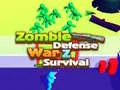 Gêm Amddiffyn Zombie: Surviving Rhyfel Z ar-lein