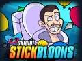Gêm Skibidi Stick Bloons ar-lein