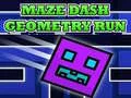 Gêm Geometry Dash Mapiau Labyrinth ar-lein