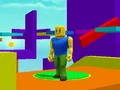 Gêm Obby Robby: Dim ond i fyny! ar-lein