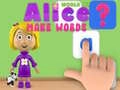 Gêm Byd Alice: Creu Geiriau ar-lein