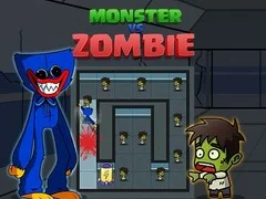 Gêm Monstr yn erbyn Zombie ar-lein