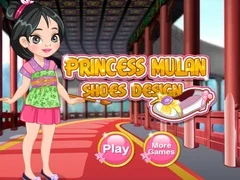 Gêm Dyluniad esgidiau'r dywysoges Mulan ar-lein Gêm Dyluniad esgidiau'r dywysoges Mulan ar-lein