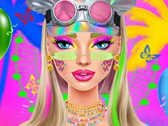 Gêm Makeup Ffestiwal Vibes ar-lein Gêm Makeup Ffestiwal Vibes ar-lein