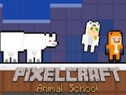 Gêm Ysgol Anifeiliaid PixelCraft ar-lein