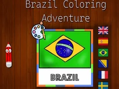 Gêm Anturiaeth Liwio Brazil ar-lein