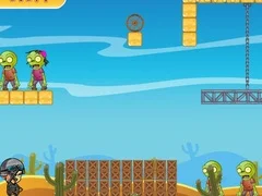 Gêm Saethu Zombie Apocalyps ar-lein