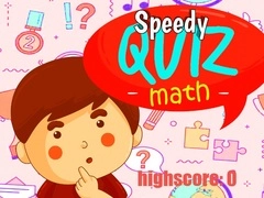 Gêm Cwis Mathemateg Cyflym ar-lein Gêm Cwis Mathemateg Cyflym ar-lein