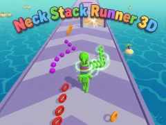 Gêm Neck Stack Runner 3D ar-lein
