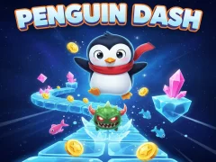 Gêm Pengwin Dash ar-lein