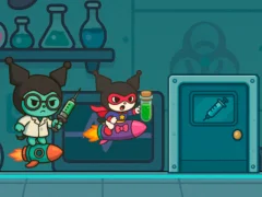 Gêm Kitty Kuro Lab Dianc ar-lein