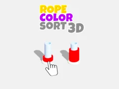 Gêm Trefnu lliw rhaff 3D ar-lein Gêm Trefnu lliw rhaff 3D ar-lein