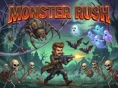 Gêm Monster Man Rush ar-lein