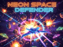 Gêm Neon Space Defender ar-lein