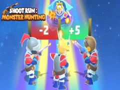 Gêm Shoot Run Monster Hunting ar-lein