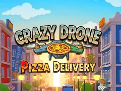 Gêm Dosbarthu Pizza Drone Crazy ar-lein