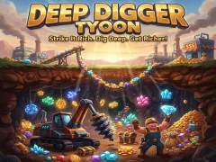 Gêm Tycoon Cloddiwr Dwfn ar-lein