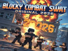 Gêm Blocky Combat Swat Original 2026 ar-lein