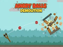 Gêm Dymchwel Balls Angry ar-lein