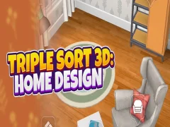 Gêm Dyluniad cartref didoli triphlyg 3D ar-lein