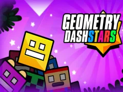 Gêm Sêr Geometreg Dash ar-lein
