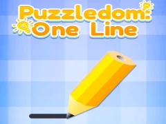 Gêm Puzzledom: un llinell ar-lein Gêm Puzzledom: un llinell ar-lein