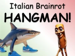 Gêm Hangman Brainrot Eidalaidd ar-lein