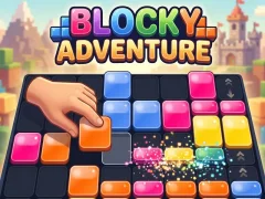 Gêm Blocky adventure ar-lein
