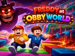 Gêm Freddy yn Obby World ar-lein