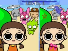 Gêm Gwahaniaeth Sprunki a Gêm Squid ar-lein Gêm Gwahaniaeth Sprunki a Gêm Squid ar-lein