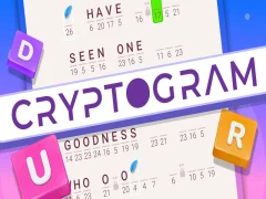 Gêm Cryptogram: Pos ymennydd geiriau ar-lein