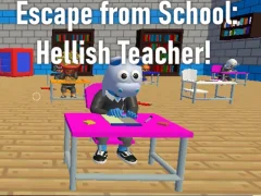 Gêm Dianc o'r Ysgol: Athro Uffern! ar-lein