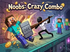 Gêm Noobs: Crazy Combo ar-lein