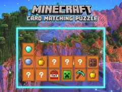 Gêm Pos Cyfatebol Cardiau Minecraft ar-lein
