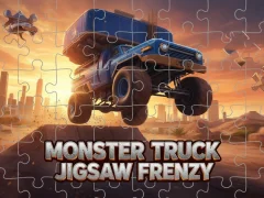 Gêm Monster Truck Jig-so Frenzy ar-lein