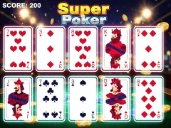 Gêm Super Poker ar-lein