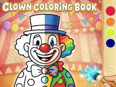 Gêm Llyfr Lliwio Clown ar-lein
