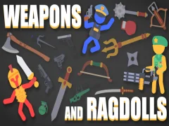 Gêm Arfau a ragdolls ar-lein