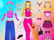 Gêm Dyddiadur Doll Papur: Gwisgwch Diy ar-lein