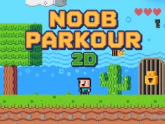 Gêm Noob Parkour 2D ar-lein
