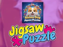 Gêm Posau Jig-so Cŵn Anime ar-lein