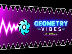 Gêm Mae geometreg yn dirgrynu X-ball ar-lein