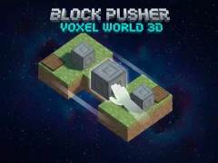 Gêm Bloc Gwthiwr Voxel World 3D ar-lein