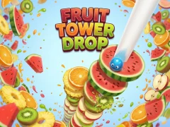 Gêm Fruit Tower Drop ar-lein