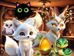 Gêm Teuluoedd dirgel yn swynol Bestiary ar-lein