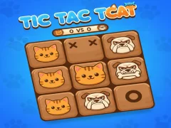 Gêm Tic Tac Toe Cat ar-lein